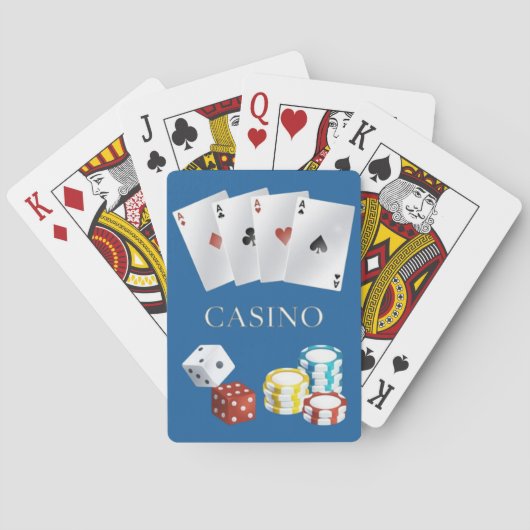 Casino Ace Poker Spielspazierweg Spielkarten (Rückseite)