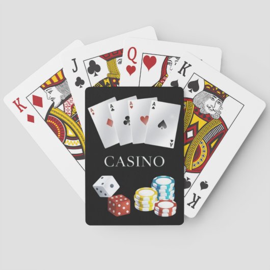 Casino Ace Poker Spielspazierweg Spielkarten (Rückseite)