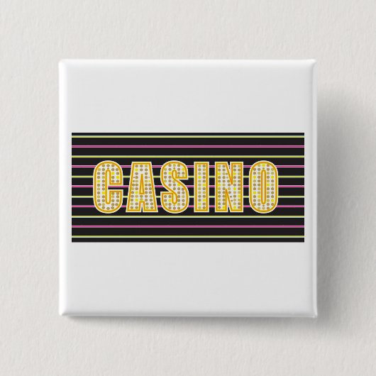 Casino Anmeldung mit Neon Polka Dot Letters Button (Vorderseite)