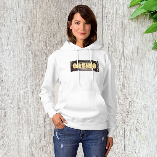 Casino Anmeldung mit Neon Polka Dot Letters Hoodie