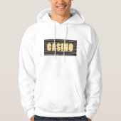Casino Anmeldung mit Neon Polka Dot Letters Hoodie (Vorderseite)