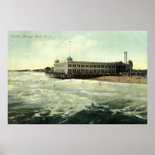 Casino, Asbury Park NJ 1910 Poster (Vorne)