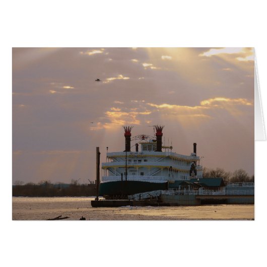 Casino at Sunset on the Mississippi River (Vorderseite (Horizontal))