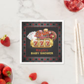 Casino Baby Showpapier Napkins Serviette (Beispiel)