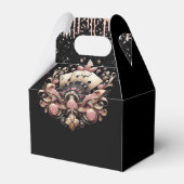 Casino Bachelorette Luxus Black Pink Gold Geschenkschachtel (Rückseite)