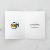 Casino Birthday Party Dankeskarte (Innenseite)