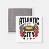 Casino Casino Casino Magnet (Vorderseite/Rückseite)