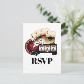 Casino, Casino Nacht, Postcard UAWG Einladungspostkarte (Stehend Vorderseite)