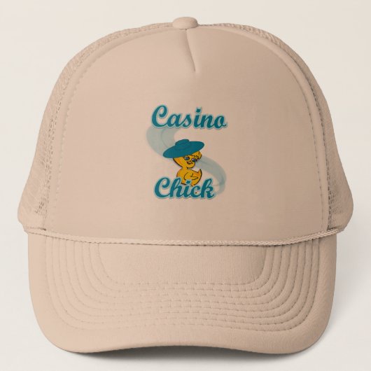 Casino Chick #3 Truckerkappe (Vorderseite)