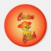 Casino Chick #5 Magnet (Vorne)