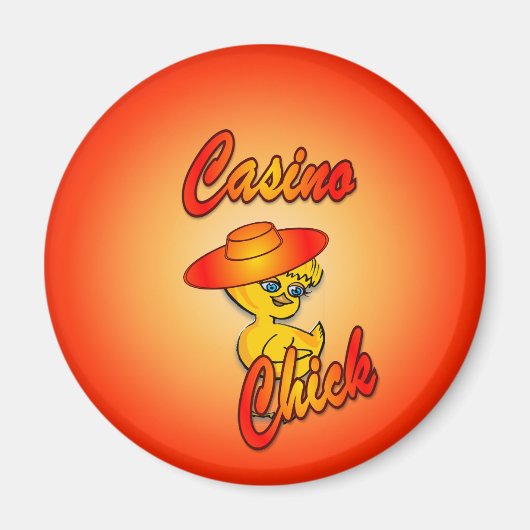 Casino Chick #5 Magnet (Vorne)