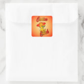 Casino Chick #5 Quadratischer Aufkleber (Tasche)
