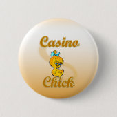 Casino Chick Button (Vorderseite)