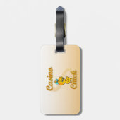 Casino Chick Gepäckanhänger (Rückseite vertikal)