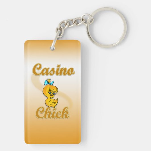 Casino Chick Schlüsselanhänger (Rückseite)