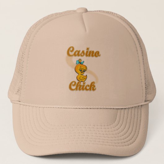 Casino Chick Truckerkappe (Vorderseite)