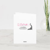 Casino Chip Vielen Dank, dass Sie mir GEFRAGT habe Dankeskarte (Rückseite)