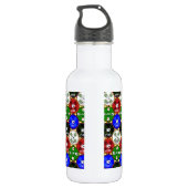 Casino Chips Edelstahlflasche (Rückseite)