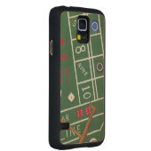 Casino Craps Tisch mit Chips und Würfeln (Rechts)