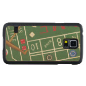 Casino Craps Tisch mit Chips und Würfeln (Vorderseite (Horizontal))