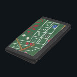 Casino Craps Tisch mit Chips und Würfeln Trifold Geldbörse<br><div class="desc">Vergewissern Sie sich,  dass Lady Luck mit diesem Bild eines Craps-Tisches von Chariklia Zarris auf Ihrer Seite ist. Die Würfel wurden geworfen und werden zusammen mit allen verlierenden Wetten gesammelt. Legen Sie diese Handlung gefüllt Druck auf Ihre Wand heute!</div>