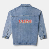 Casino Custom Women's Denim Jacket Jeansjacke (Rückseite)