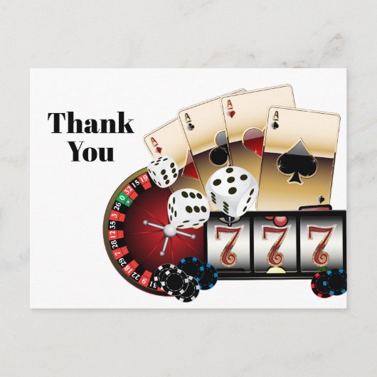 Casino danke Karte (Vorderseite)