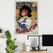 Casino de Paris ~ Reouverture Vintage Poster 1906 (Heimbüro)