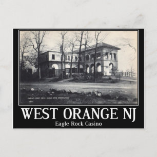 Casino, Eagle Rock, West Orange, NJ, Vintage Postkarte