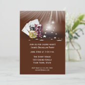 Casino Event Einladung (Stehend Vorderseite)