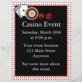 Casino Event Flyer (Vorne)