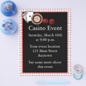 Casino Event Flyer (Einzeln)