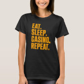 Casino For Men Women Casino Gambler Poker 1 T-Shirt (Vorderseite)