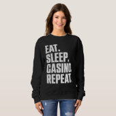 Casino   For Men Women Casino Gambler Poker Sweatshirt (Vorne ganz)