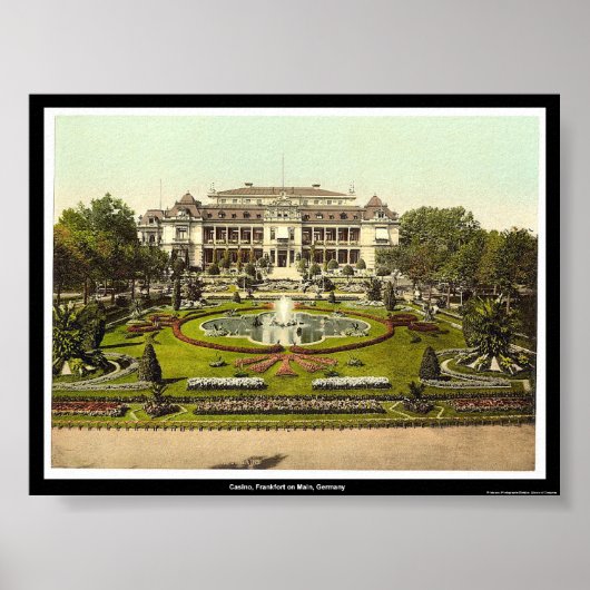 Casino, Frankfort am Main, Deutschland Poster (Vorne)