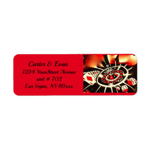 Casino Gambler Black, Gold, Red