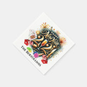 Casino Gambling Glück Neues Jahr Serviette (Ecke)