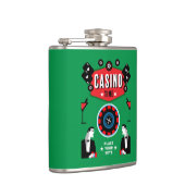 Casino Gambling Poker Roulette Flachmann (Rechts)