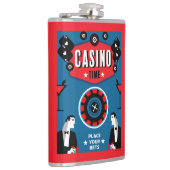 Casino Gambling Poker Roulette Flachmann (Rechts)