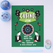 Casino Gambling Poker Roulette Flyer (Einzeln)