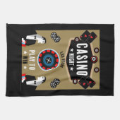 Casino Gambling Poker Roulette Geschirrtuch (Horizontal)