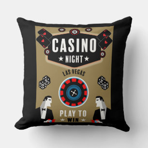 Casino Gambling Poker Roulette Kissen