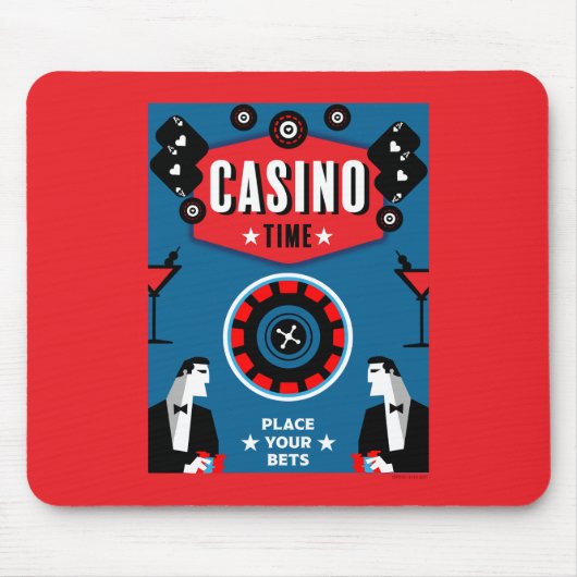Casino Gambling Poker Roulette Mousepad (Vorne)
