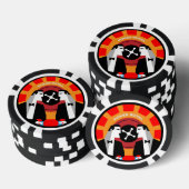 Casino Gambling Poker Roulette Pokerchips (Stapel)
