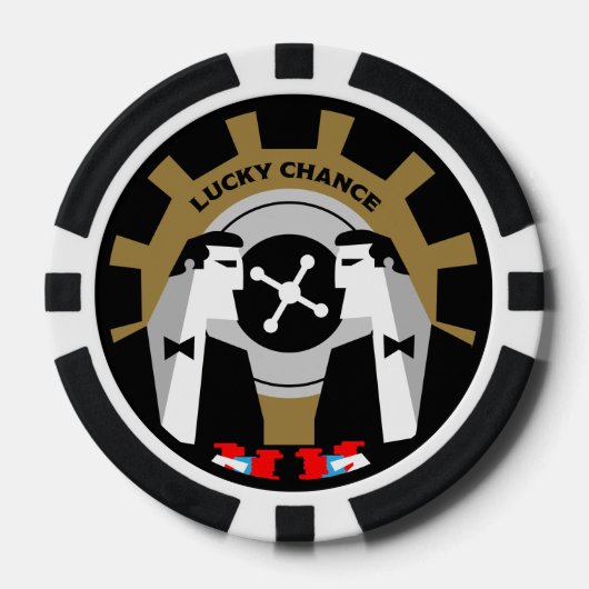 Casino Gambling Poker Roulette Pokerchips (Vorderseite)