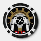 Casino Gambling Poker Roulette Pokerchips (Rückseite)