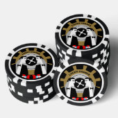 Casino Gambling Poker Roulette Pokerchips (Stapel)
