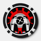 Casino Gambling Poker Roulette Pokerchips (Rückseite)