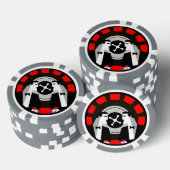 Casino Gambling Poker Roulette Pokerchips (Stapel)