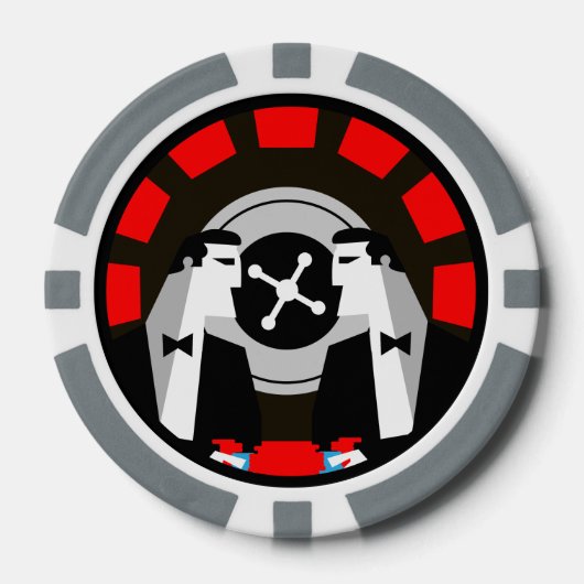 Casino Gambling Poker Roulette Pokerchips (Vorderseite)